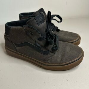 Vans SK8 High Youth 4 Grey Black Gum